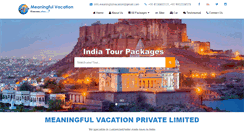 Desktop Screenshot of meaningfulvacation.com